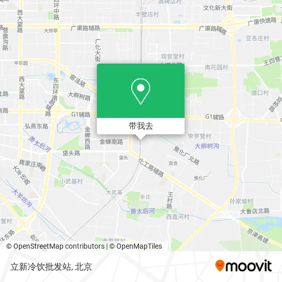 立新冷饮批发站地图