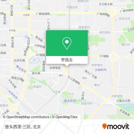 垡头西里-三区地图