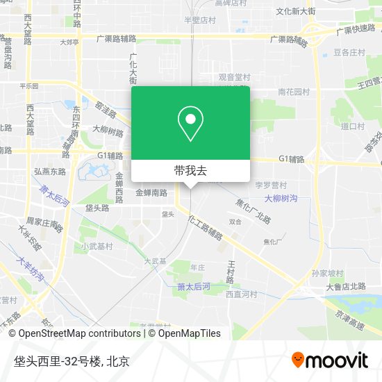 垡头西里-32号楼地图