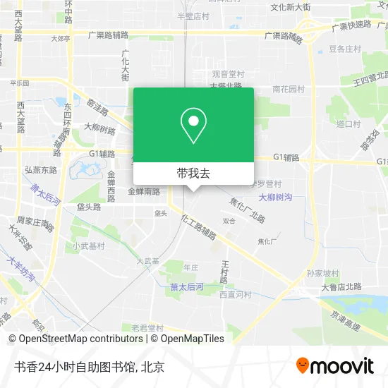 书香24小时自助图书馆地图