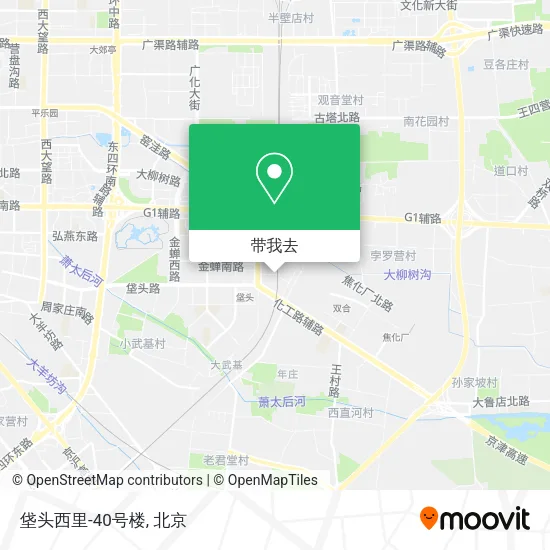 垡头西里-40号楼地图