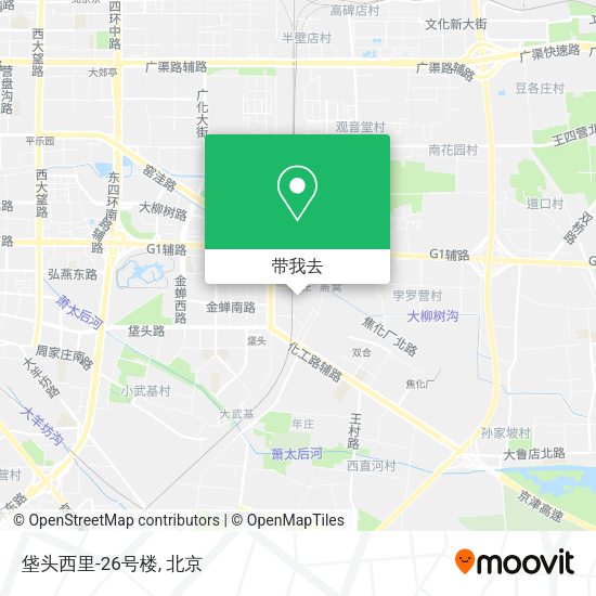 垡头西里-26号楼地图