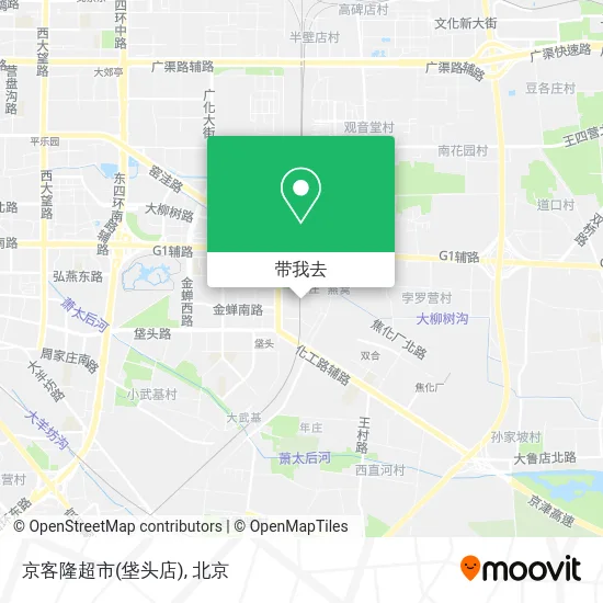 京客隆超市(垡头店)地图