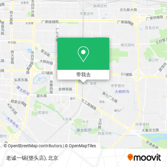 老诚一锅(垡头店)地图