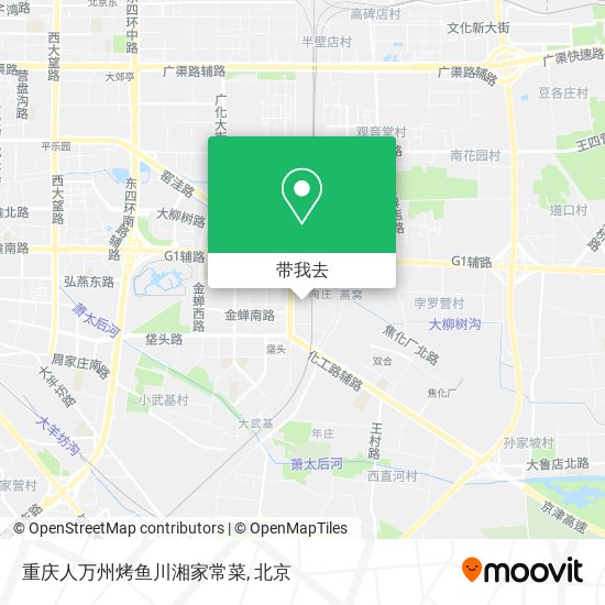 重庆人万州烤鱼川湘家常菜地图