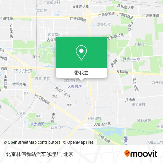 北京林伟驿站汽车修理厂地图