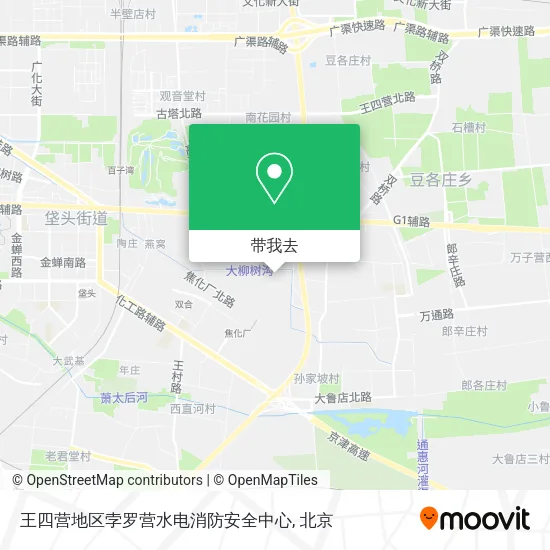 王四营地区孛罗营水电消防安全中心地图