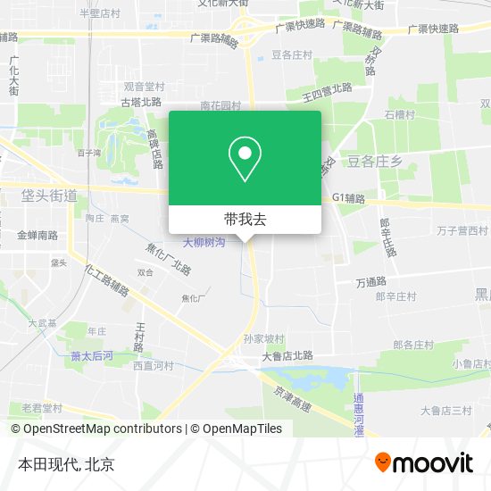 本田现代地图
