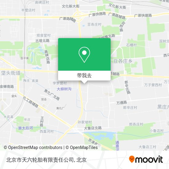 北京市天六轮胎有限责任公司地图