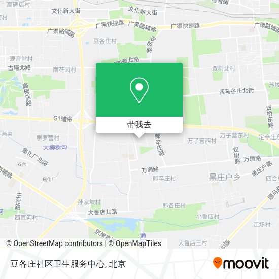 豆各庄社区卫生服务中心地图
