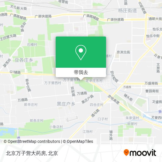 北京万子营大药房地图