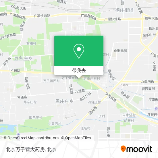 北京万子营大药房地图