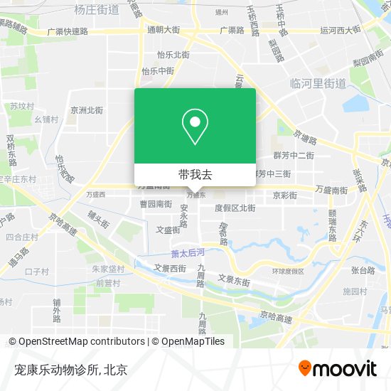 宠康乐动物诊所地图