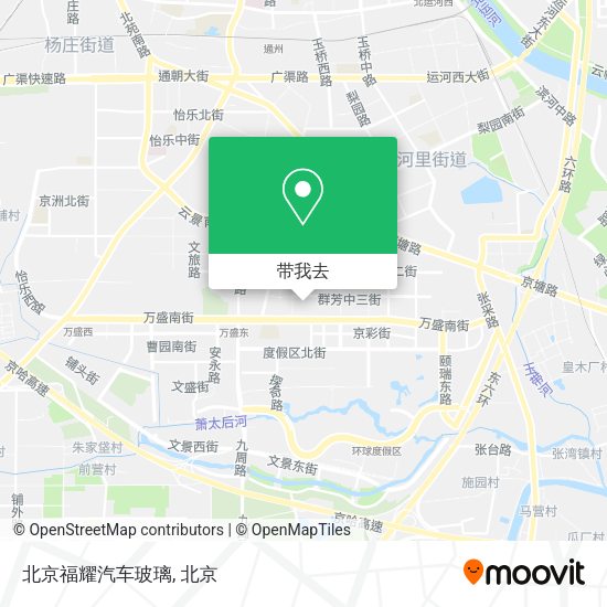 北京福耀汽车玻璃地图
