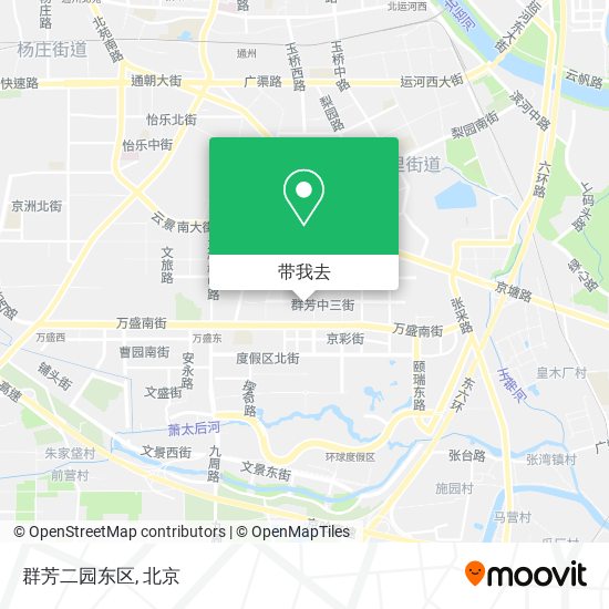 群芳二园东区地图
