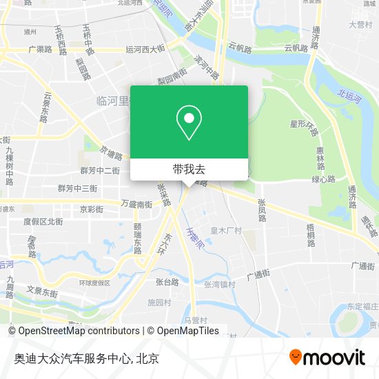 奥迪大众汽车服务中心地图