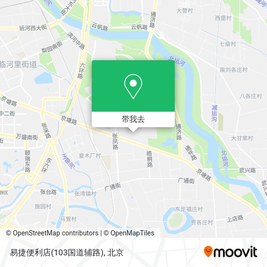 易捷便利店(103国道辅路)地图