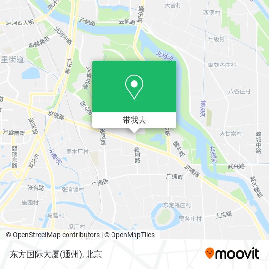 东方国际大厦(通州)地图