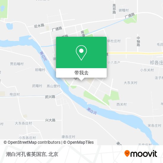 潮白河孔雀英国宫地图