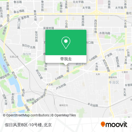 假日风景B区-10号楼地图