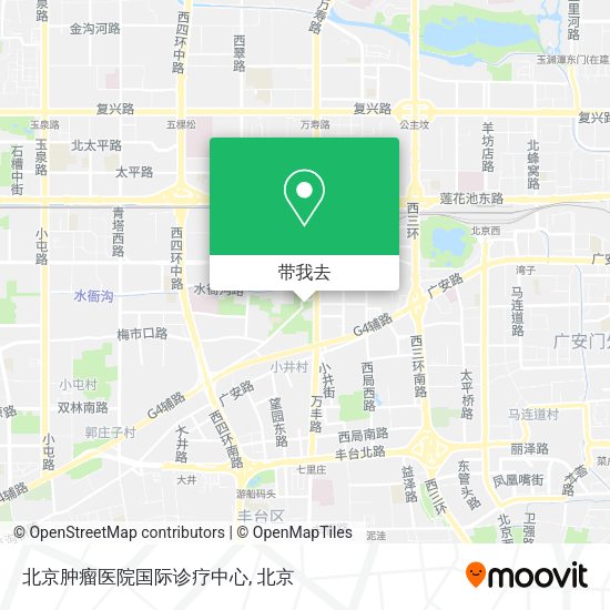 北京肿瘤医院国际诊疗中心地图
