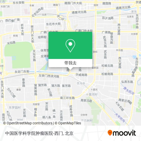 中国医学科学院肿瘤医院-西门地图