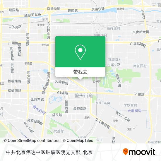 中共北京伟达中医肿瘤医院党支部地图