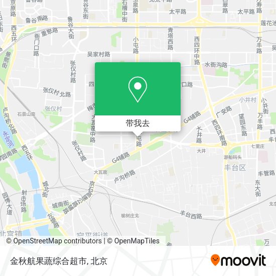 金秋航果蔬综合超市地图