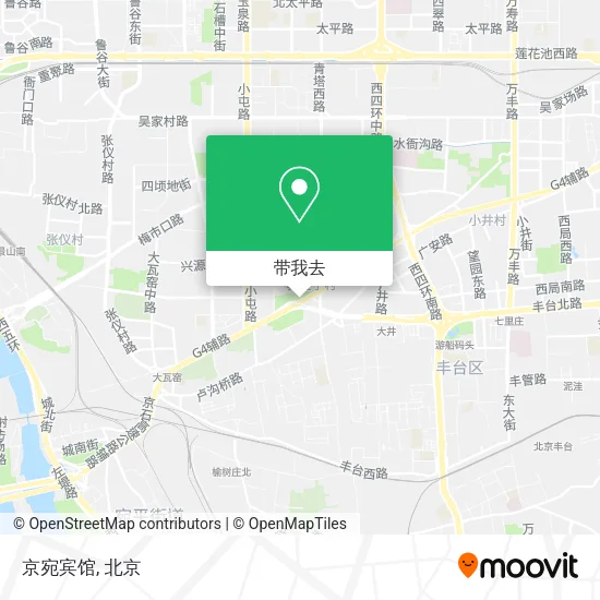 京宛宾馆地图