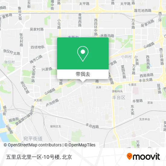 五里店北里一区-10号楼地图