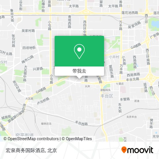 宏泉商务国际酒店地图