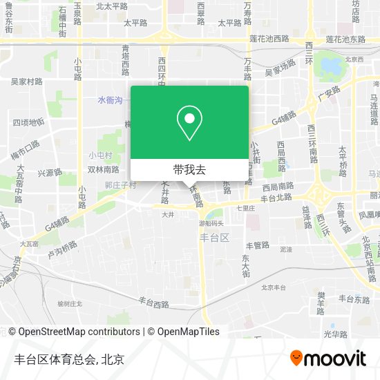 丰台区体育总会地图