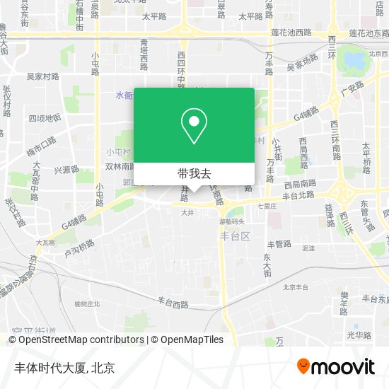 丰体时代大厦地图