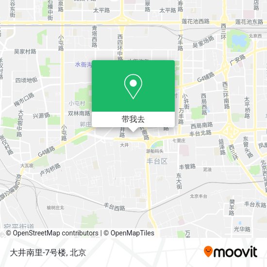 大井南里-7号楼地图