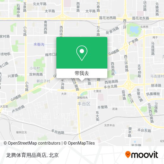 龙腾体育用品商店地图