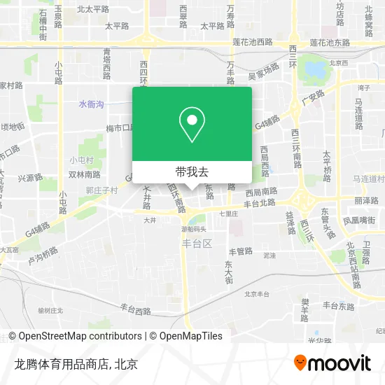龙腾体育用品商店地图