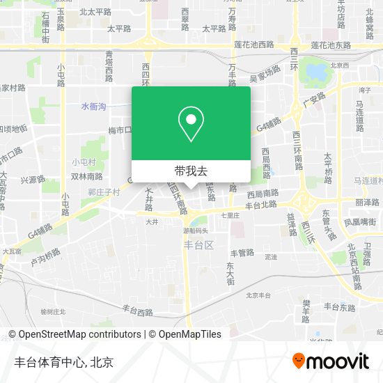 丰台体育中心地图