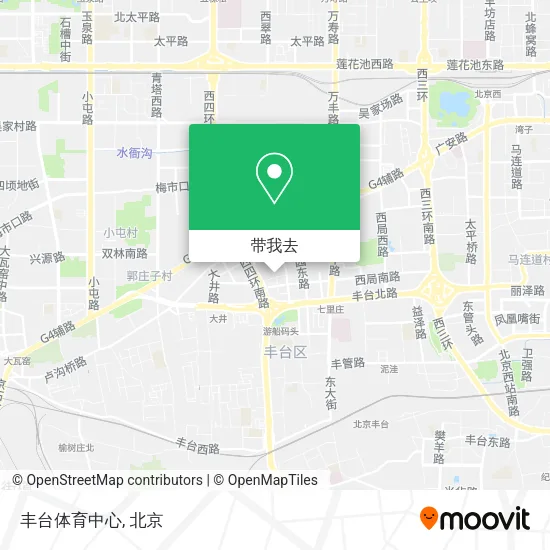 丰台体育中心地图