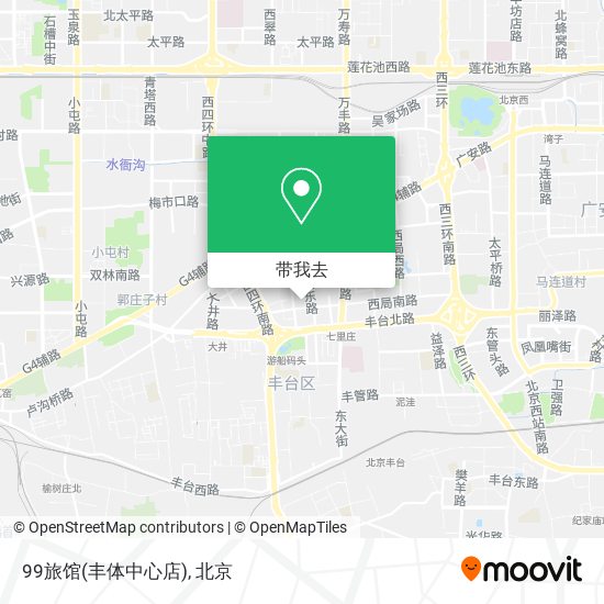 99旅馆(丰体中心店)地图