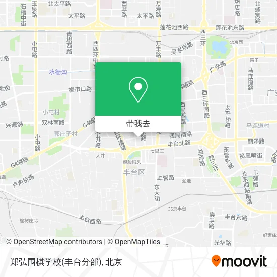 郑弘围棋学校(丰台分部)地图
