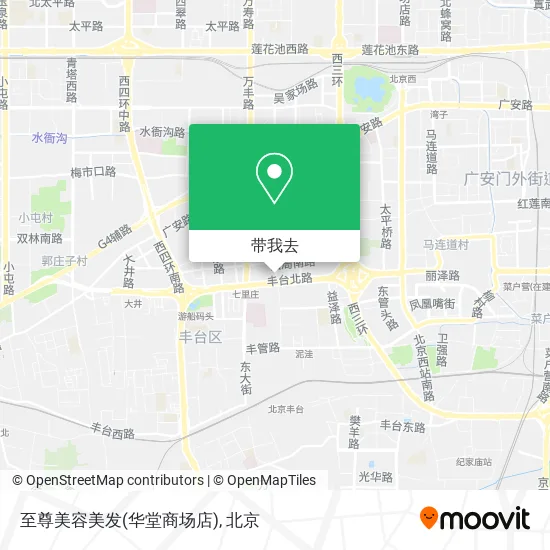 至尊美容美发(华堂商场店)地图