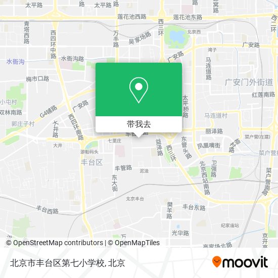 北京市丰台区第七小学校地图