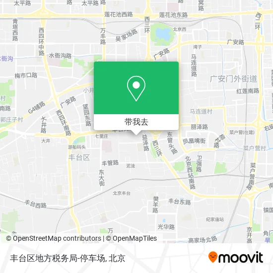 丰台区地方税务局-停车场地图