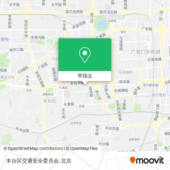 丰台区交通安全委员会地图