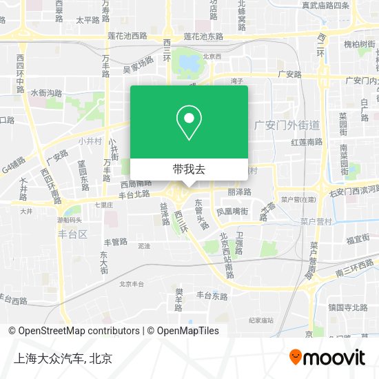 上海大众汽车地图