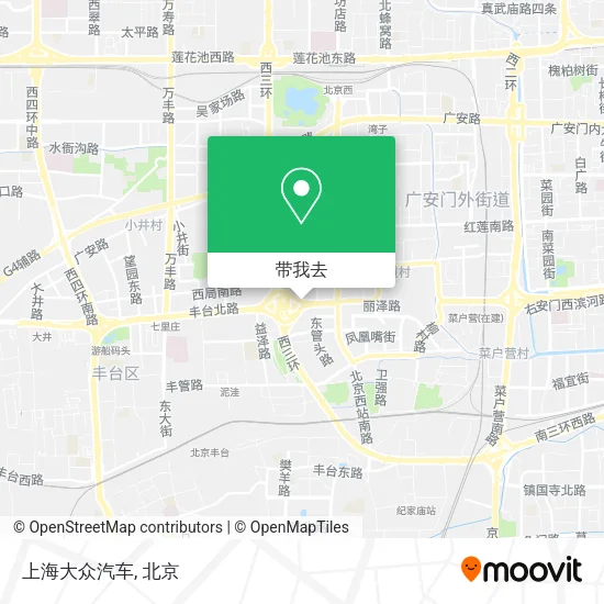 上海大众汽车地图