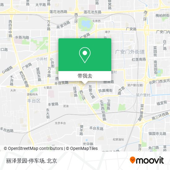 丽泽景园-停车场地图