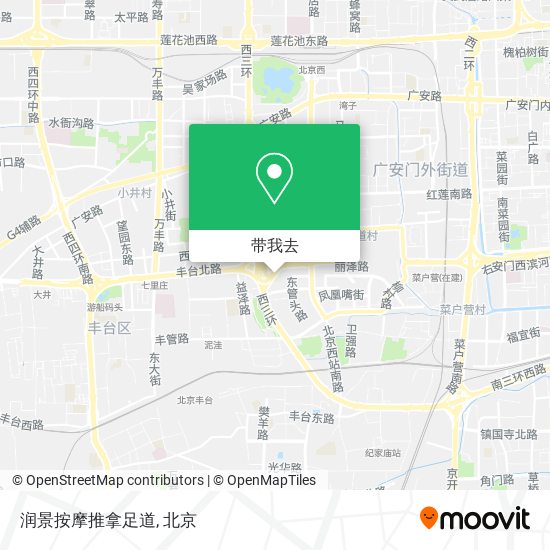 润景按摩推拿足道地图