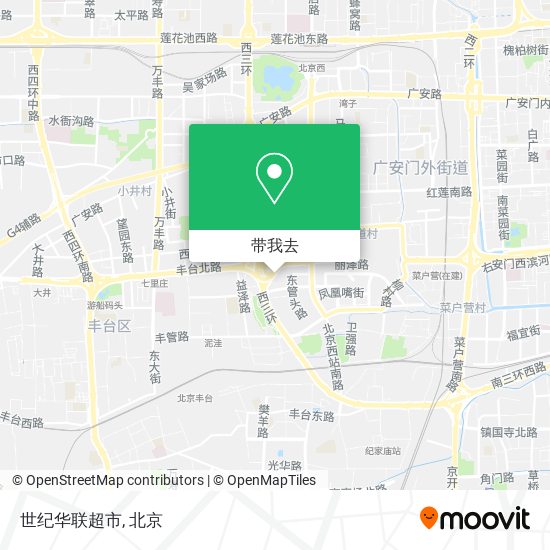 世纪华联超市地图
