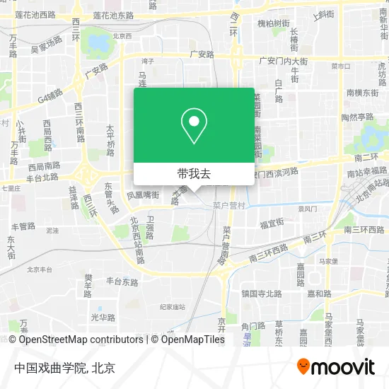 中国戏曲学院地图
